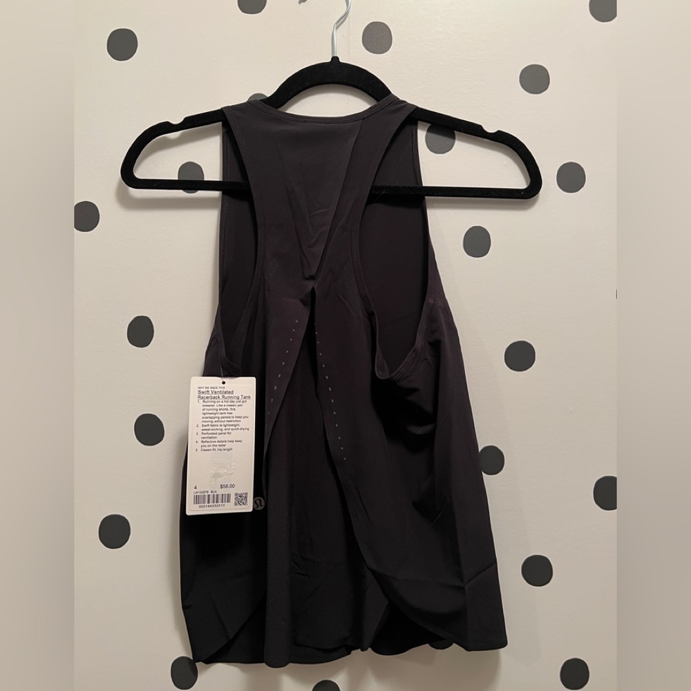 NWT 🍋LuLuLemon tank- BLACK